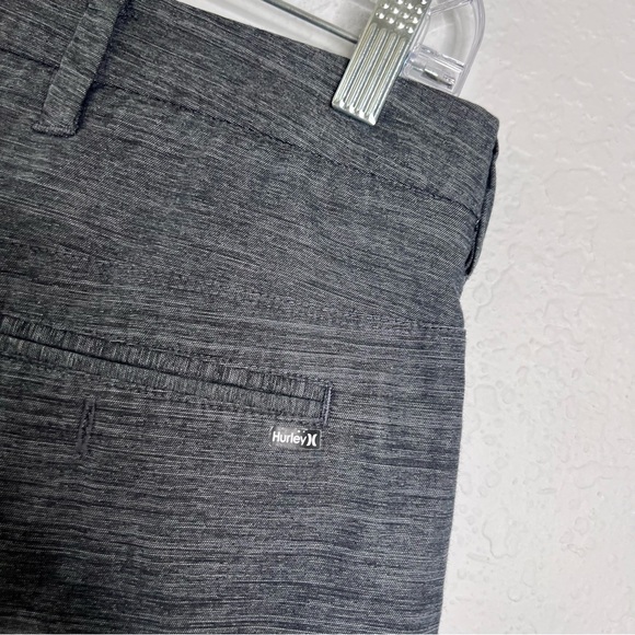 Hurley Nike Shorts Men Size 32 Golf Gray Dri Fit 10.5" Inseam Lightweight DD - Picture 5 of 11